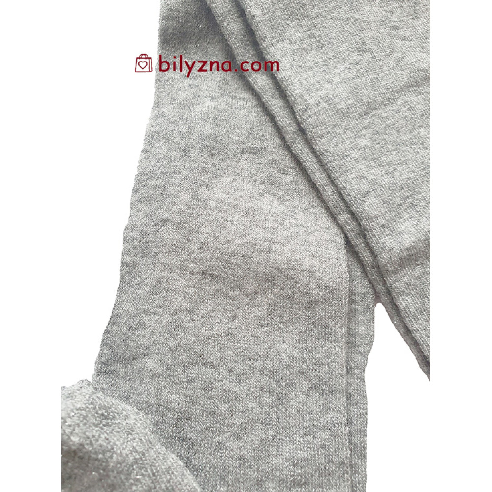 Vignoni сірі дівчачі демісезонні колготи з люрексом