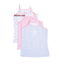 DOMI kids 68500-03 набір 3шт дівчачі майки на тонких бретелях