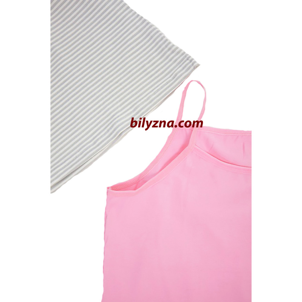 DOMI kids 68500-03 набір 3шт дівчачі майки на тонких бретелях