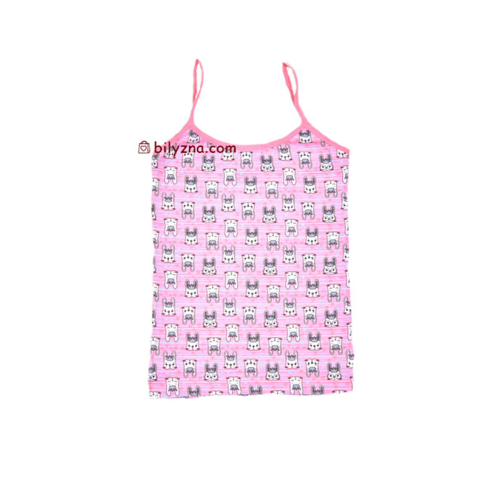 DOMIkids 68500-97 набір 3шт різнокольорові дівчачі майки