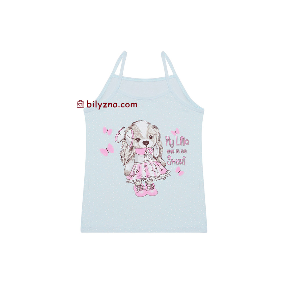 Donella 431323B  дитячі кольорові майки з малюнком цуценя