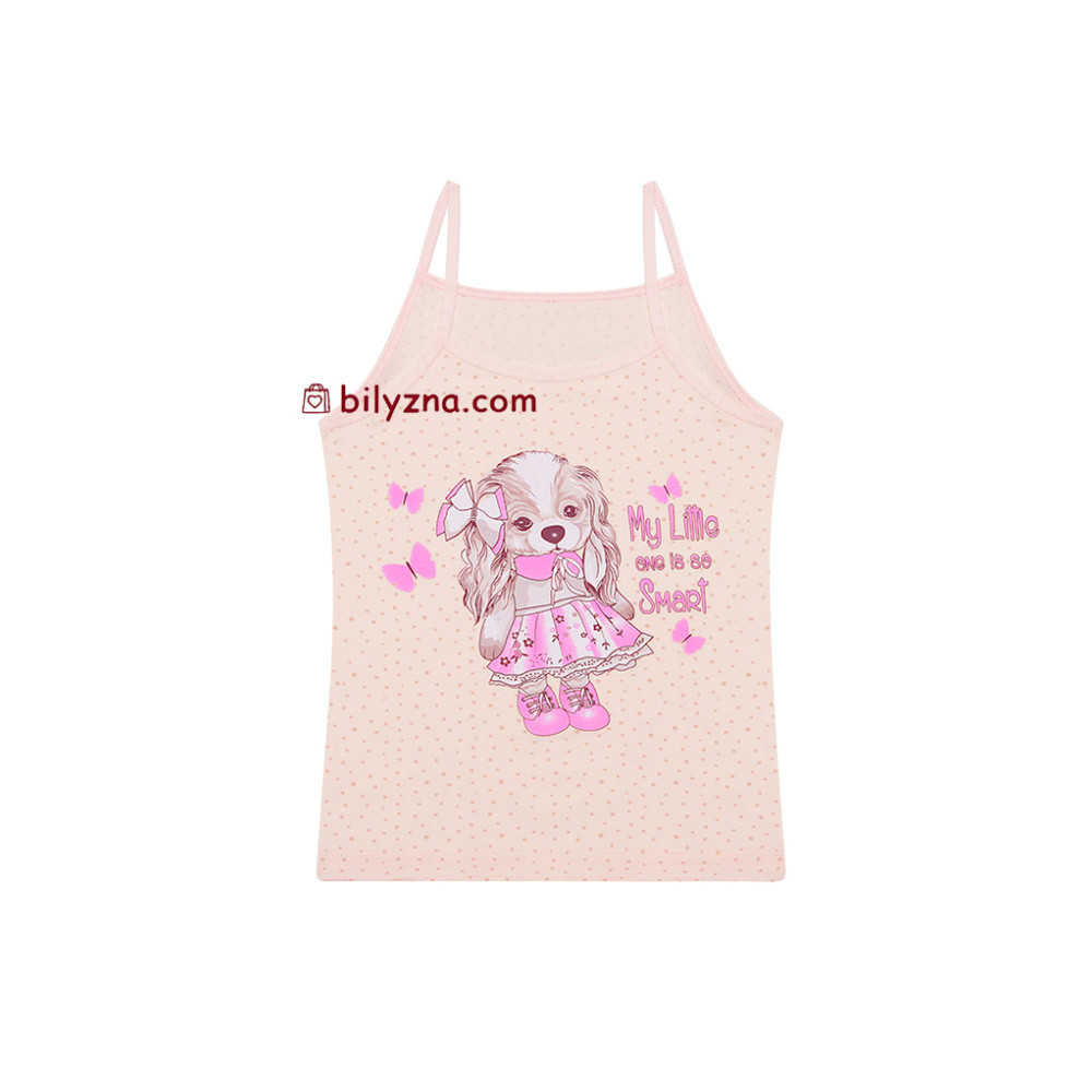 Donella 431323B  дитячі кольорові майки з малюнком цуценя