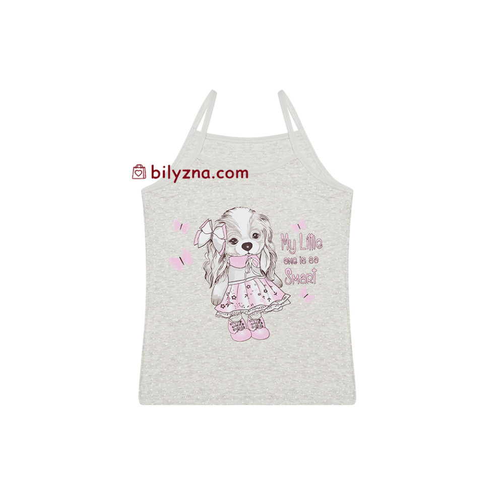 Donella 431323B  дитячі кольорові майки з малюнком цуценя