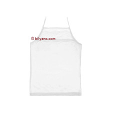 Donella 4371 біла майка без малюнку з гіпюром на тонких бретелях