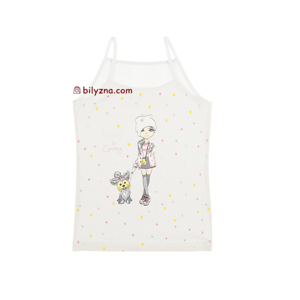 Donella 4371KK кольорові майки з тонкими бретелями на дівчинку підлітка