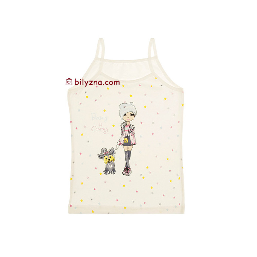 Donella 4371KK кольорові майки з тонкими бретелями на дівчинку підлітка