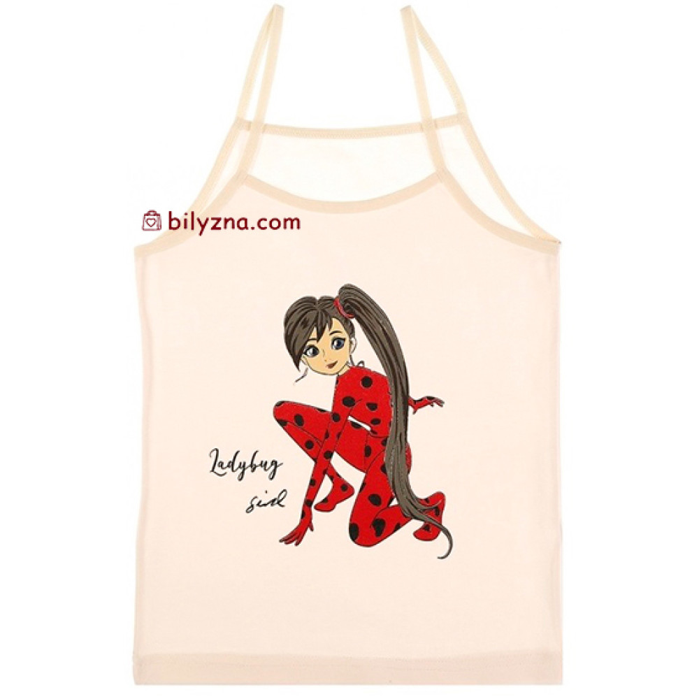 Donella 4371LY Lady Bug кольорові майки на тонких бретелях
