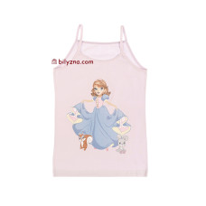 Donella 4371MP кольорові майки з принцесою на тонких бретелях на дівчинку