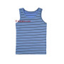 Donella 77707 темні бавовняні майки у смужку на хлопчика