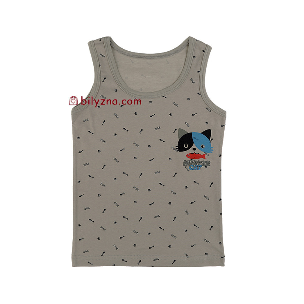 Donella 77855HC майка з рибками та котиком на хлопчика