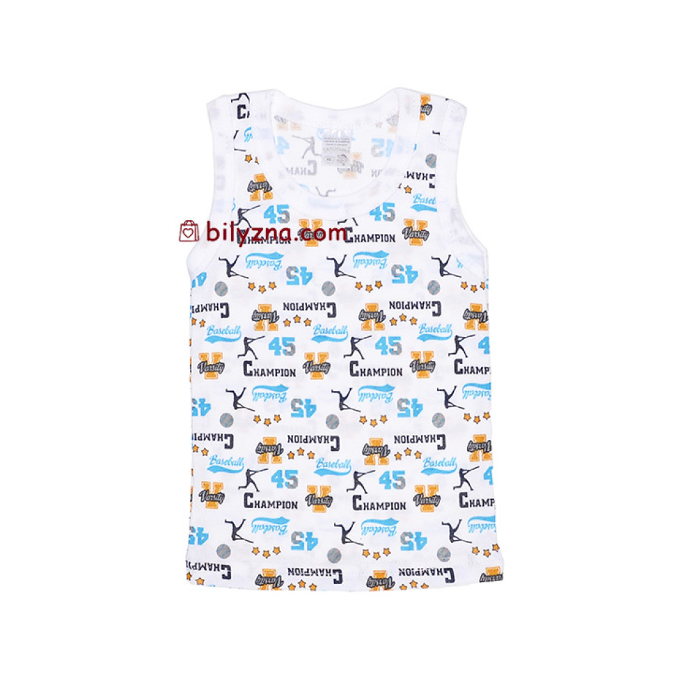 ТАТОШКА майки на хлопчиків, різні кольори та малюнки