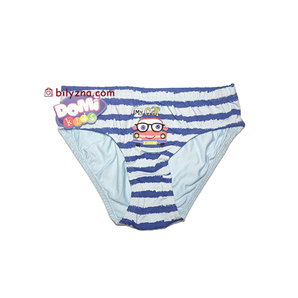 DOMI kids 70000-18 Трусики у смужку та з машинкою на хлопчика