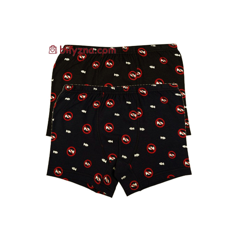 Donella 75902 чорні трусики шорти з малюнком на хлопчика