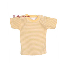 Татошка 06601 Жовта дитяча футболка у дрібну смужку