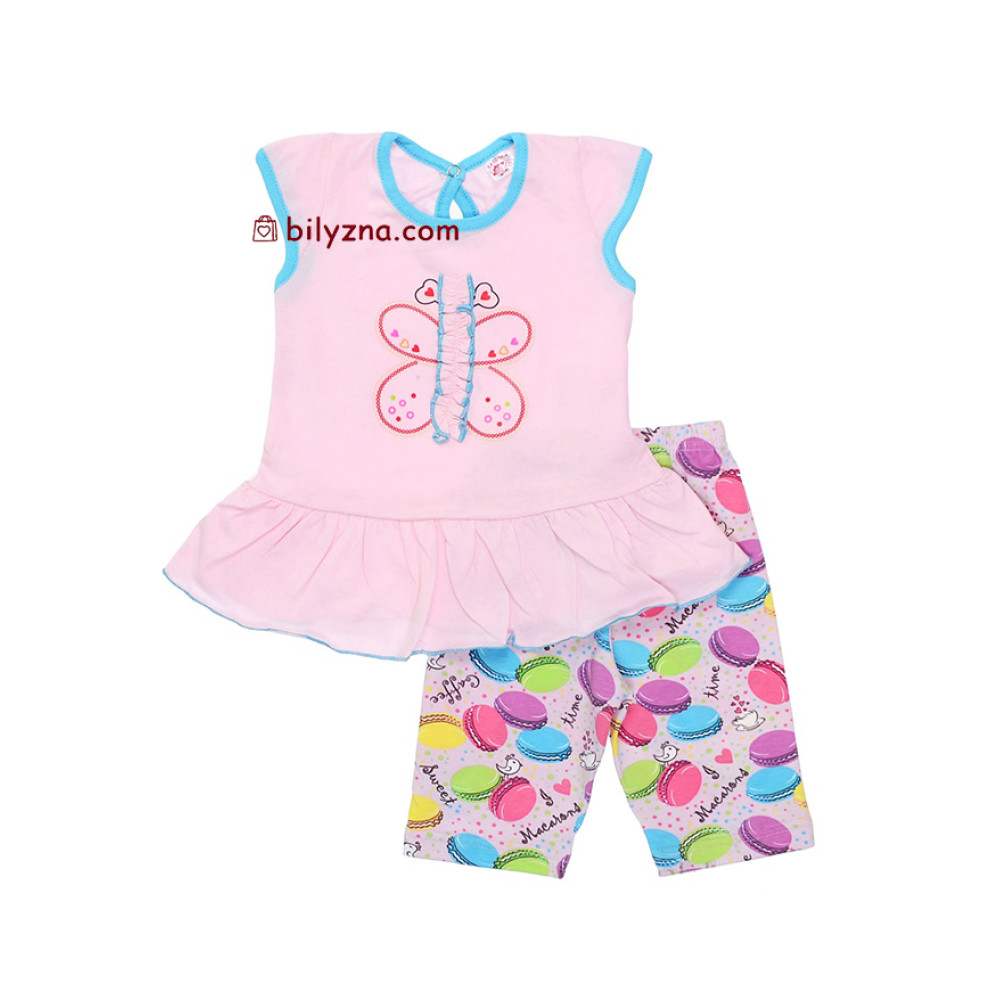 Татошка 081222 дитячий комплект футболка капри