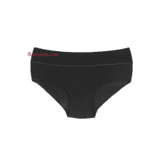 Donella 1671Q чорні жіночі однотонні труси сліп без малюнку