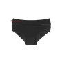 Donella 1671Q чорні жіночі однотонні труси сліп без малюнку