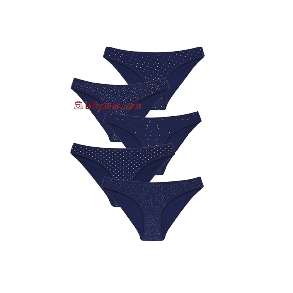 Donella 211201 набір 5шт темно-синіх жіночих трусиків