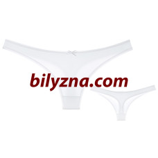 Donella 2471D білі жіночі труси стрінги без малюнку