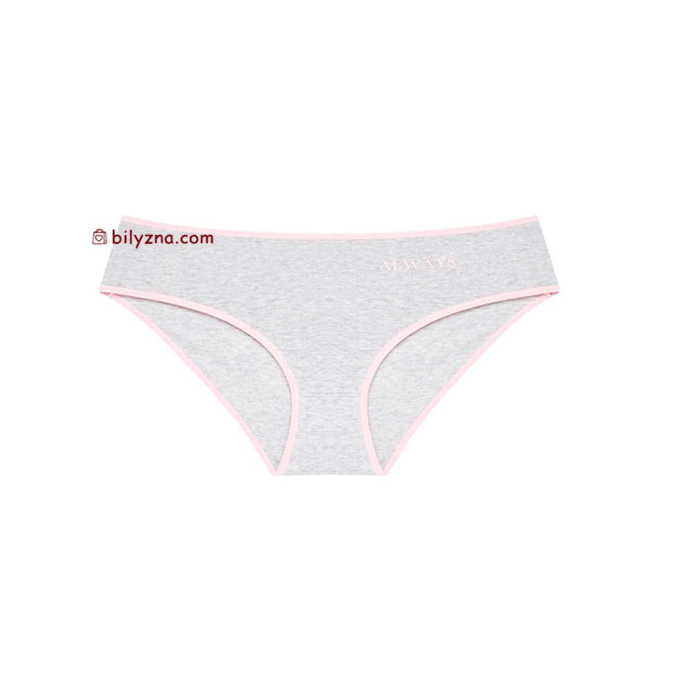 Donella 3224Y7 меланжеві жіночі трусики з написом Always
