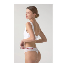 Ellen LSTA 306/03/01 набір 2шт жіночі трусики стрінги без малюнку з мереживом