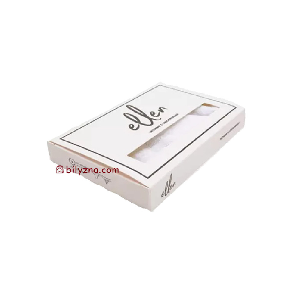 Ellen LSTA 306/03/01 набір 2шт жіночі трусики стрінги без малюнку з мереживом