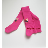 DUNA 5B 446 рожеві махрові дитячі колготки на дівчинку