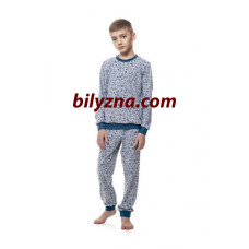 Ellen BNP 027/003 сіра новорічна піжама на хлопчика