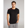 Ellen MBSK 500/01/02 (MSH 002/001) чорна чоловіча бавовняна однотонна футболка без малюнку з круглим вирізом