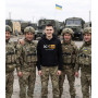 Чоловіче худі з малюнком та написом ЗСУ hub Ukraine, by Partyson