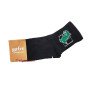 Gofre 307 чорні дитячі шкарпетки з дінозавром