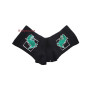Gofre 307 чорні дитячі шкарпетки з дінозавром