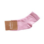Gofre 316 рожеві однотонні дитячі шкарпетки сіточкою