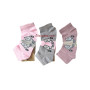 Gofre 318 набір 3шт дитячі кольорові шкарпетки з котиком