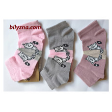 Gofre 318 дитячі кольорові шкарпетки з котиком