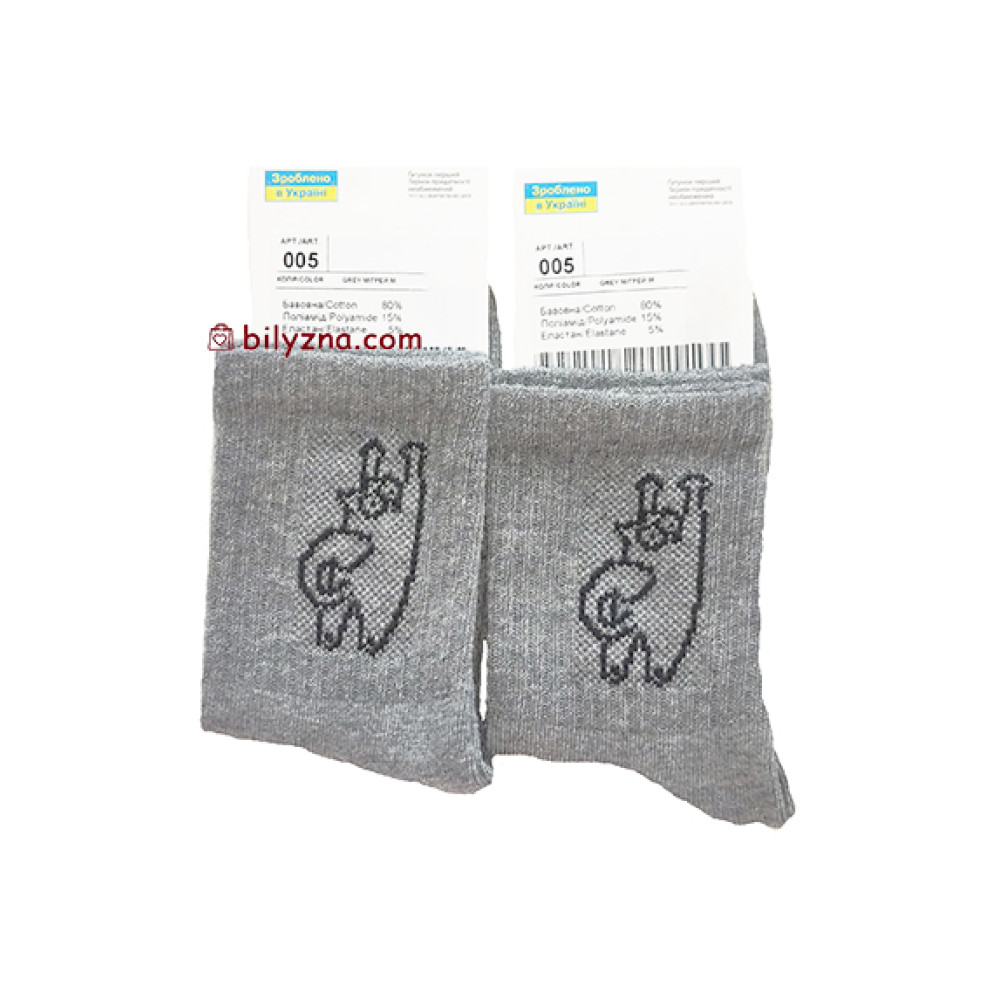 Master Step 005 дитячі шкарпетки з малюнком кіт Саймона