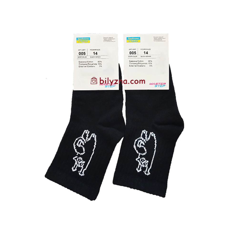 Master Step 005 дитячі шкарпетки з малюнком кіт Саймона