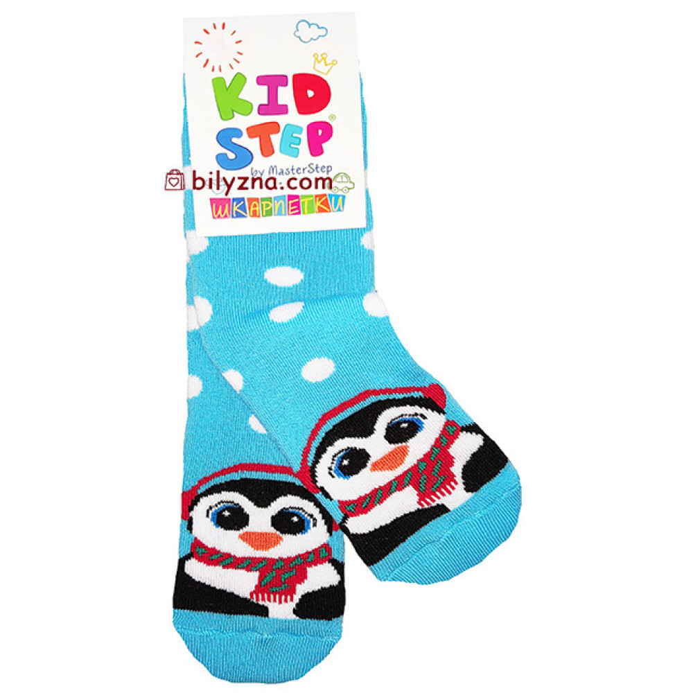 Master Step KidStep 052 зимові дитячі махрові шкарпетки з тваринками