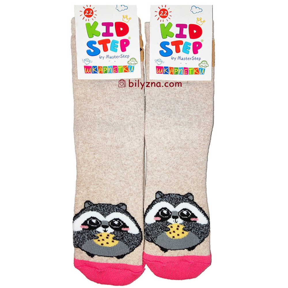 Master Step KidStep 055 дитячі махрові зимові шкарпетки з тваринками