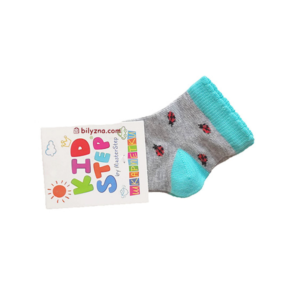 Master Step KidStep 819 кольорові дитячі шкарпетки з божими корівками