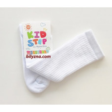 Master Step KidStep 892 ажурні однотонні високі гольфи в рубчик