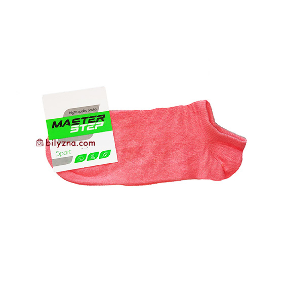 Master Step 0010 різні кольори однотонні короткі шкарпетки по щиколотку без малюнку