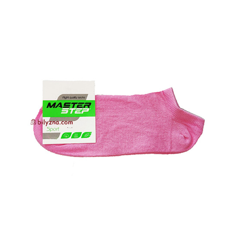 Master Step 0010 різні кольори однотонні короткі шкарпетки по щиколотку без малюнку