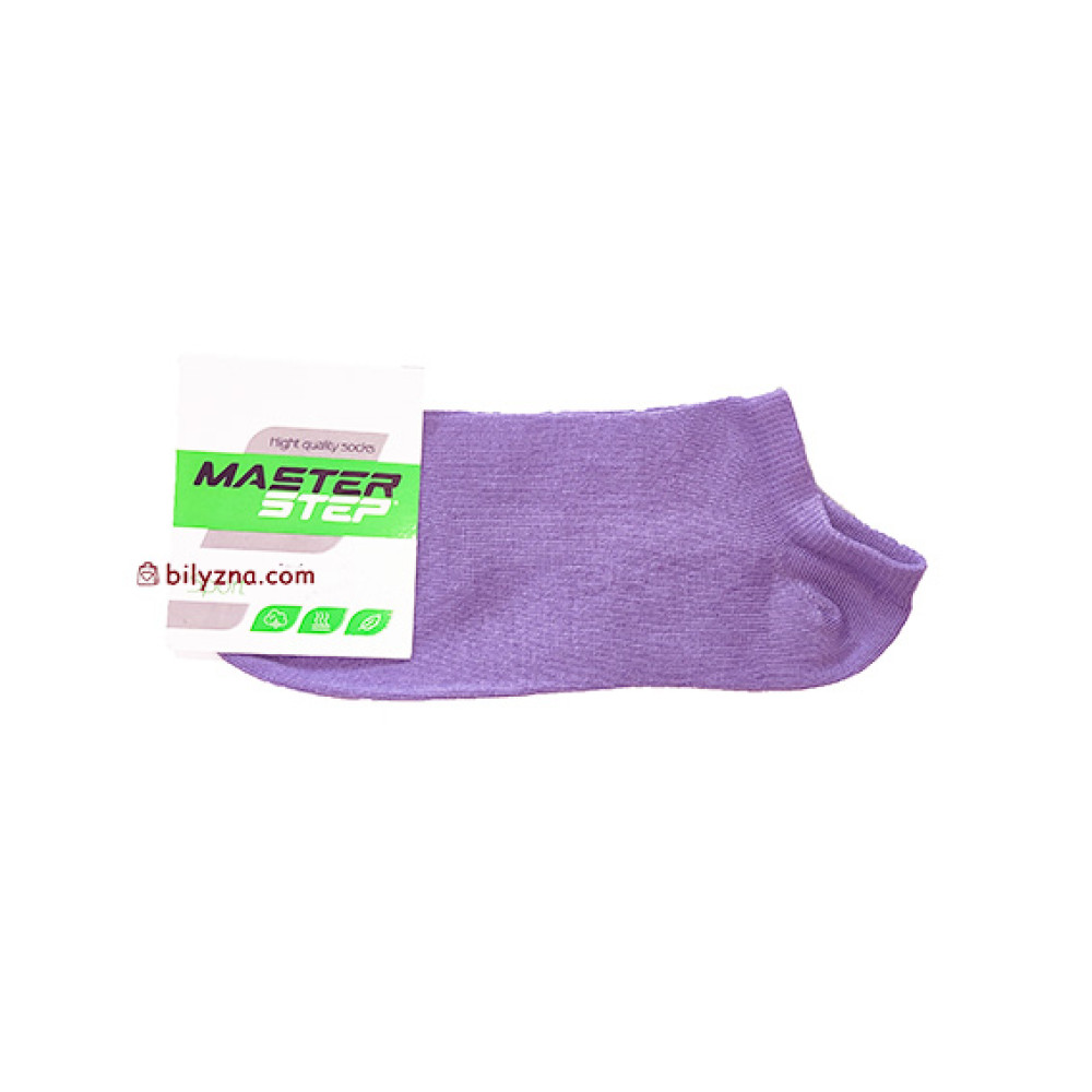 Master Step 0010 різні кольори однотонні короткі шкарпетки по щиколотку без малюнку