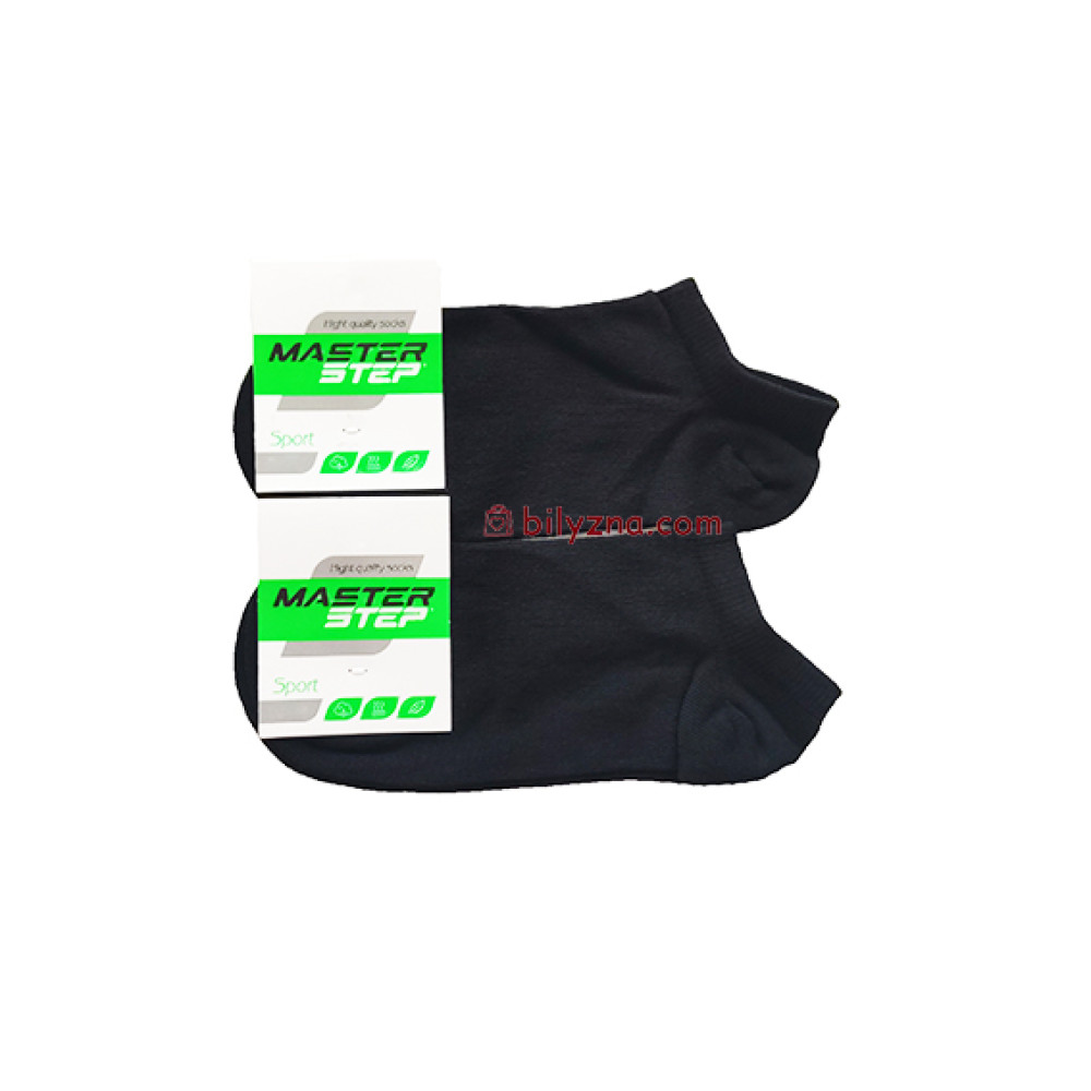 Master Step 0010 різні кольори однотонні короткі шкарпетки по щиколотку без малюнку