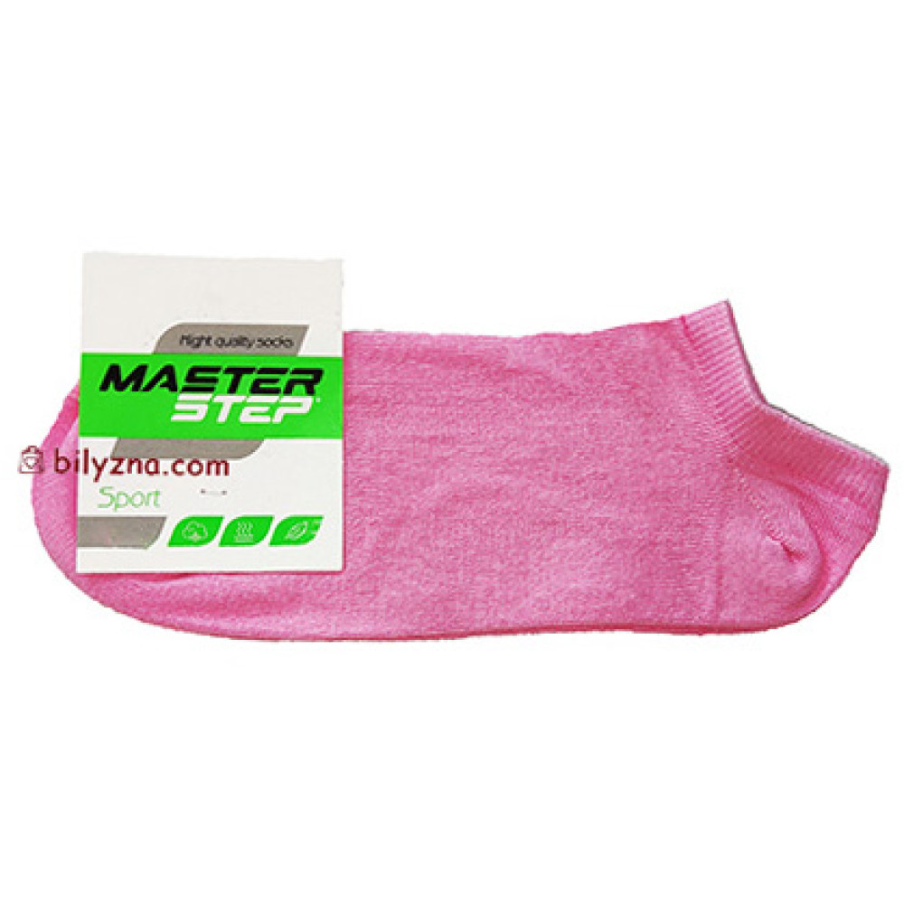 Master Step 0010 різні кольори однотонні короткі шкарпетки по щиколотку без малюнку