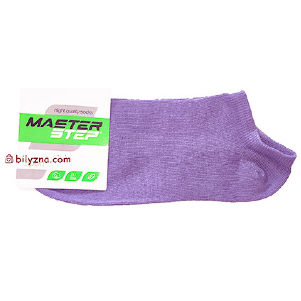 Master Step 0010 різні кольори однотонні короткі шкарпетки по щиколотку без малюнку