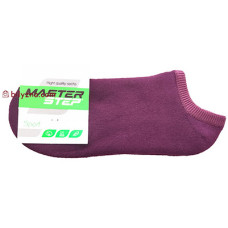 Master Step 0500 бордові короткі махрові шкарпетки