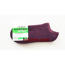 Master Step 0500 бордові короткі махрові шкарпетки