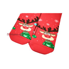 Master Step 0535 новорічні махрові шкарпетки з Оленем 